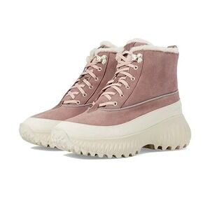 Cole Haan 5.Zerogrand Flurry Boots Women's Size 11 Pink Waterproof Combat - NEW